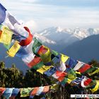 Auf dem Poon Hill mit Blick auf die Annapurna Gebirgskette im Himalaya