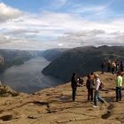 Auf dem Preikestolen (Norwegen)