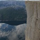 Auf dem Preikestolen ("Predigtstuhl")...