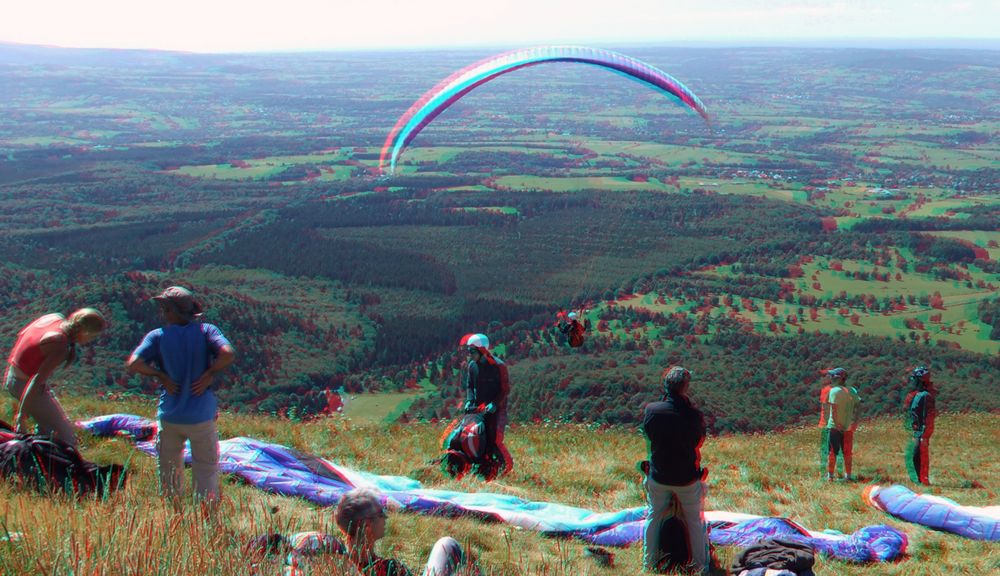 Auf dem Puy de Dome in der Auvergne (auch in 3D mpo)