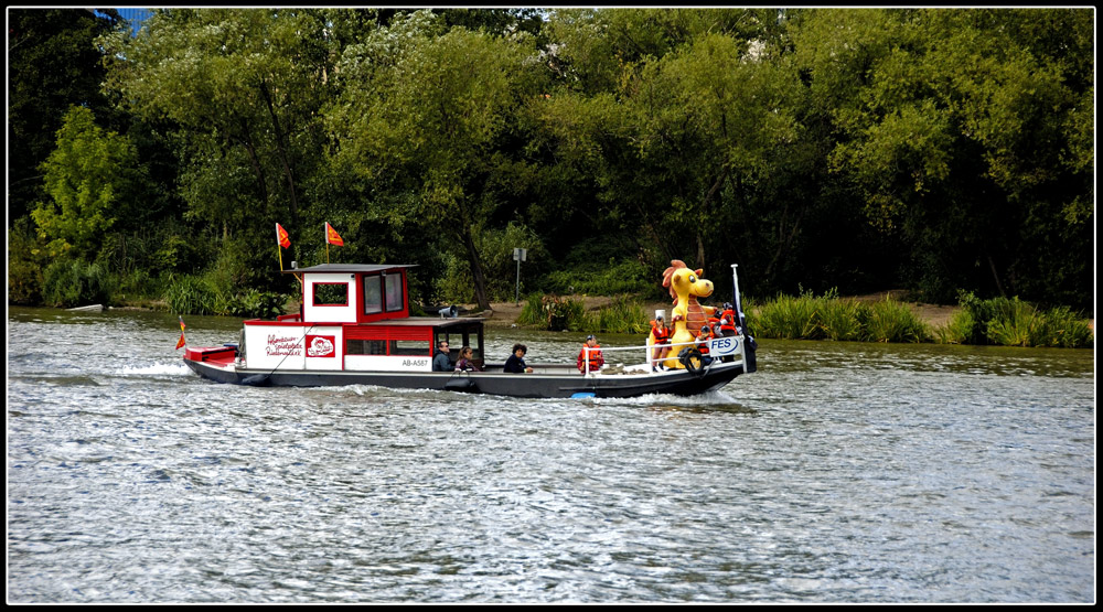 Auf dem Rhein.