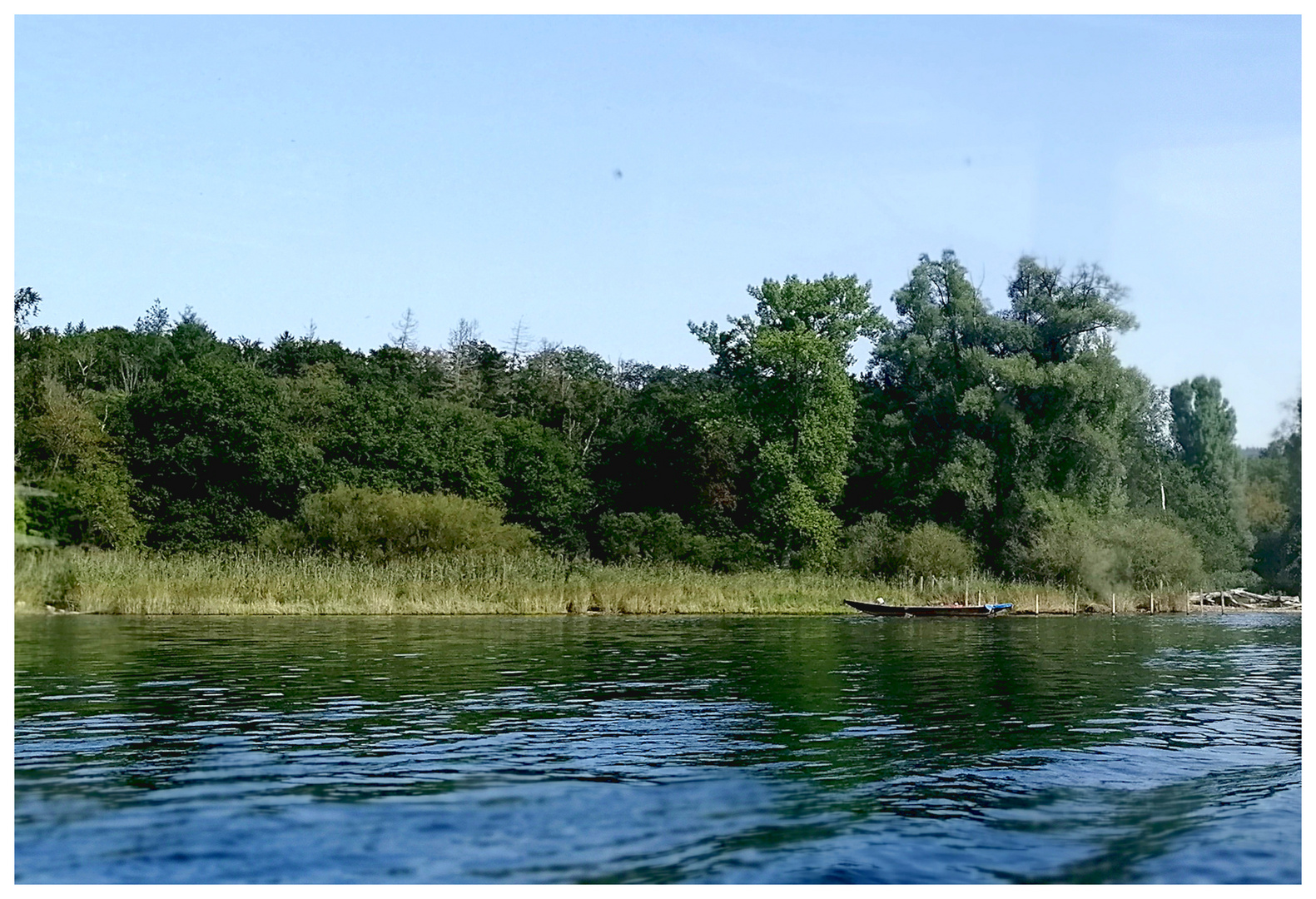 Auf dem Rhein bei Diessenhofen, II