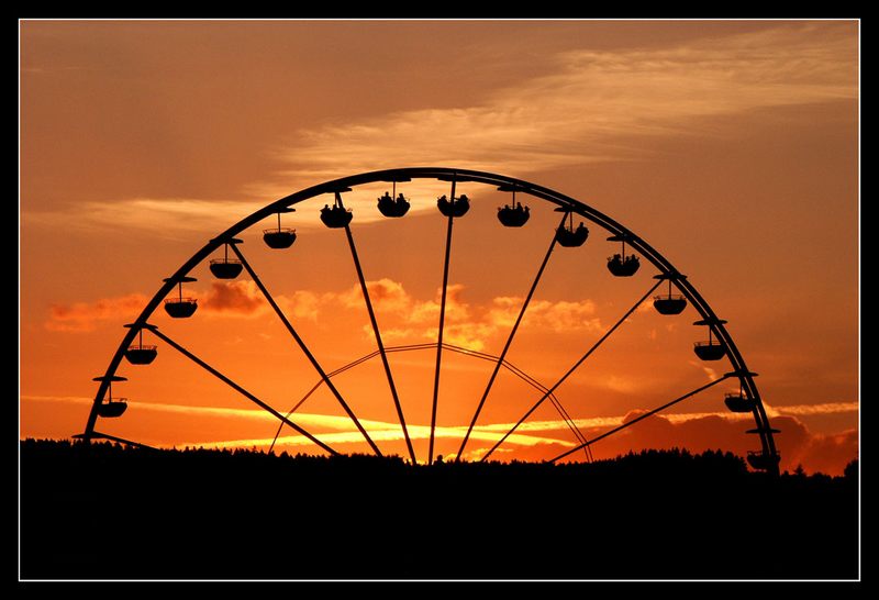 Auf dem Riesenrad