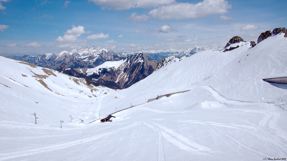 Auf dem Rochers-de- Naye....