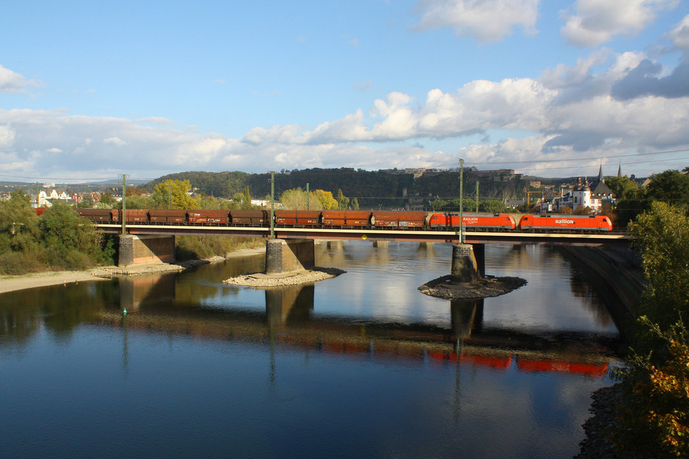 Auf dem Rückweg durch Koblenz