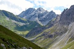 Auf dem Rückweg von der Totalphütte…