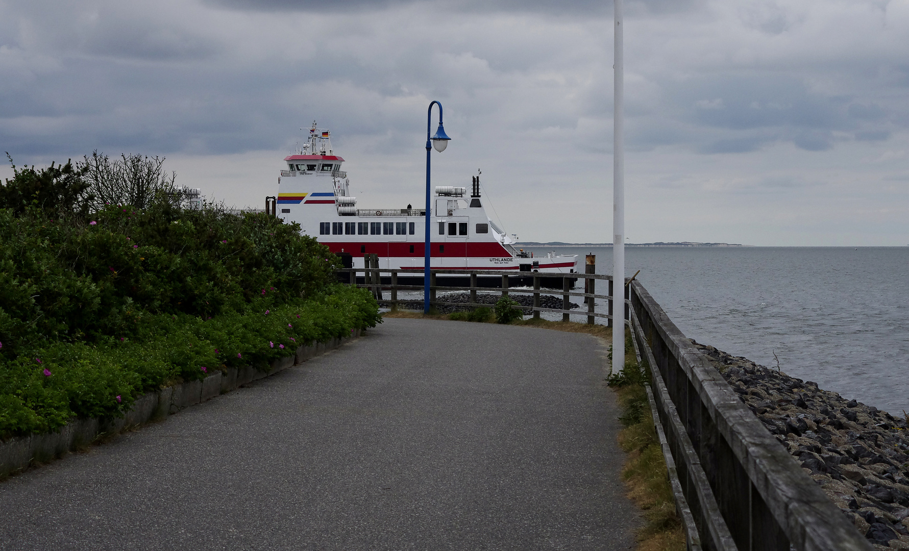 auf dem Rückweg zum Hafen