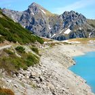 auf dem Rundwanderweg am Lünersee