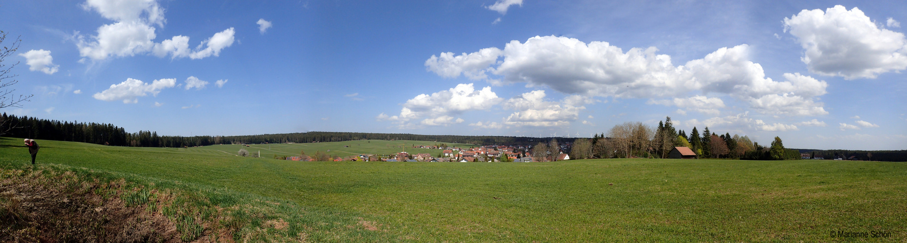 Auf dem Rundweg ...