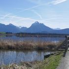 Auf dem Rundweg um den Hopfensee mit seinem grandiosen Panorama