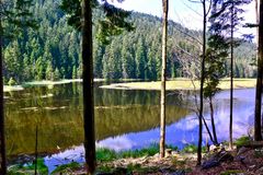 Auf dem Rundweg um den KLeinen Arbersee…