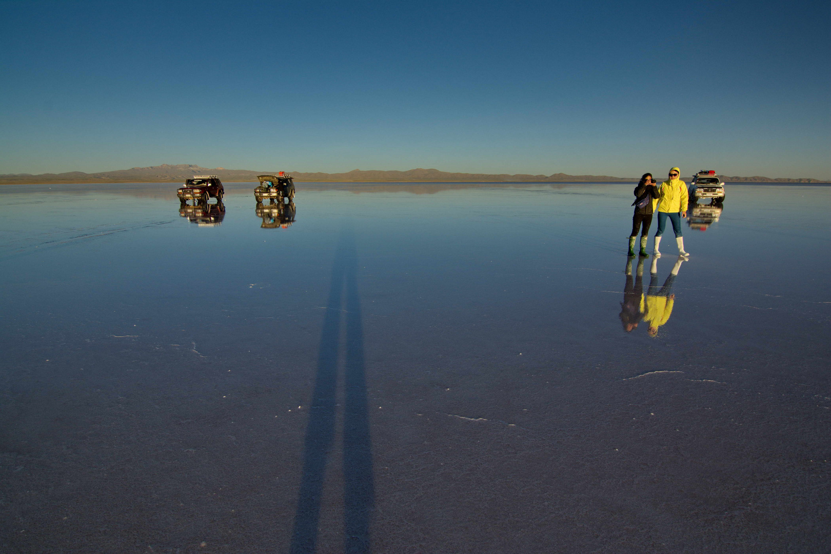 Auf dem Salar de Uyuni Bild 3