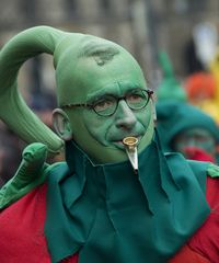 Auf dem Samba Karneval in Bremen