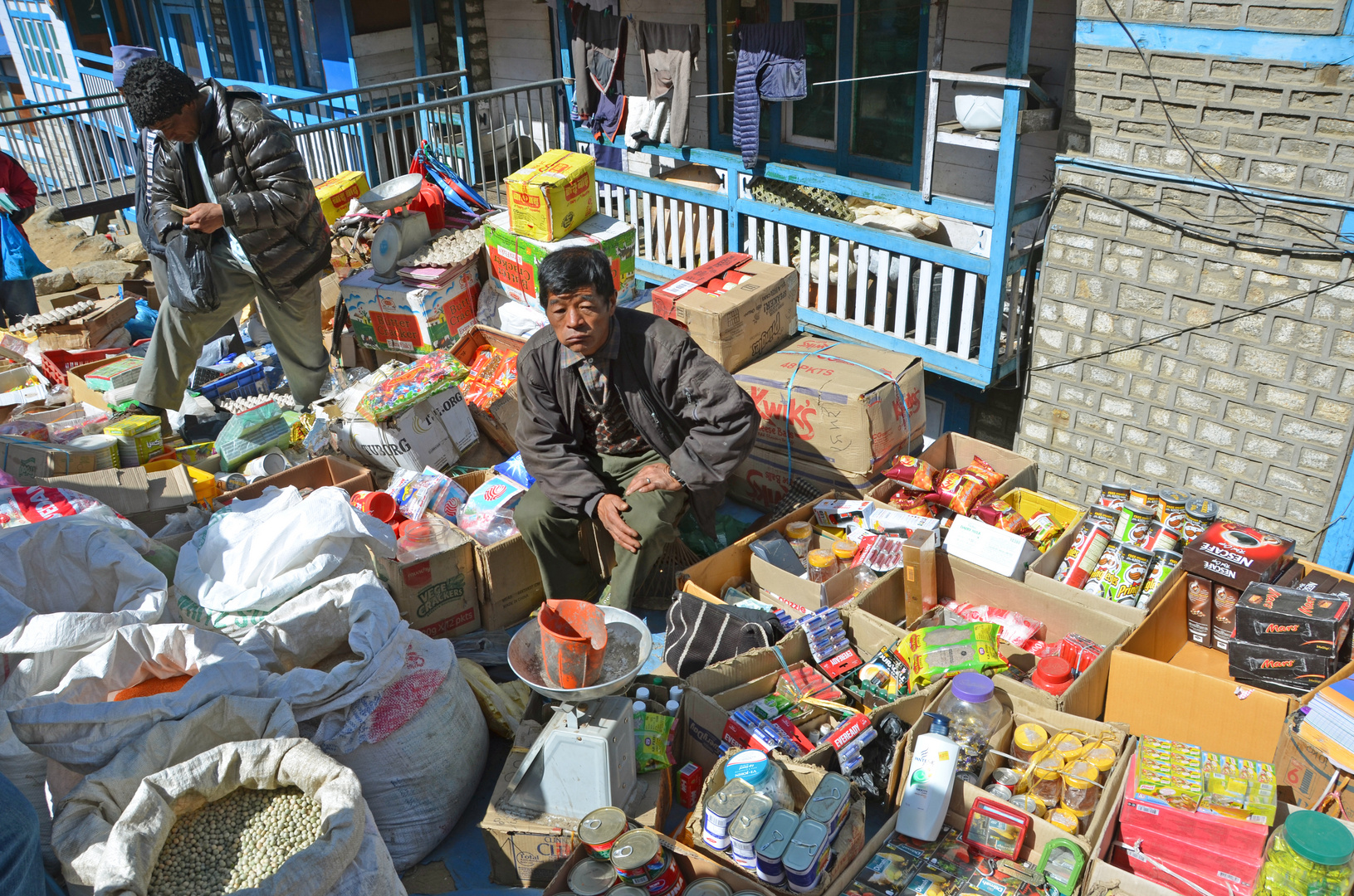 Auf dem Samstagsmarkt in Namche Bazar