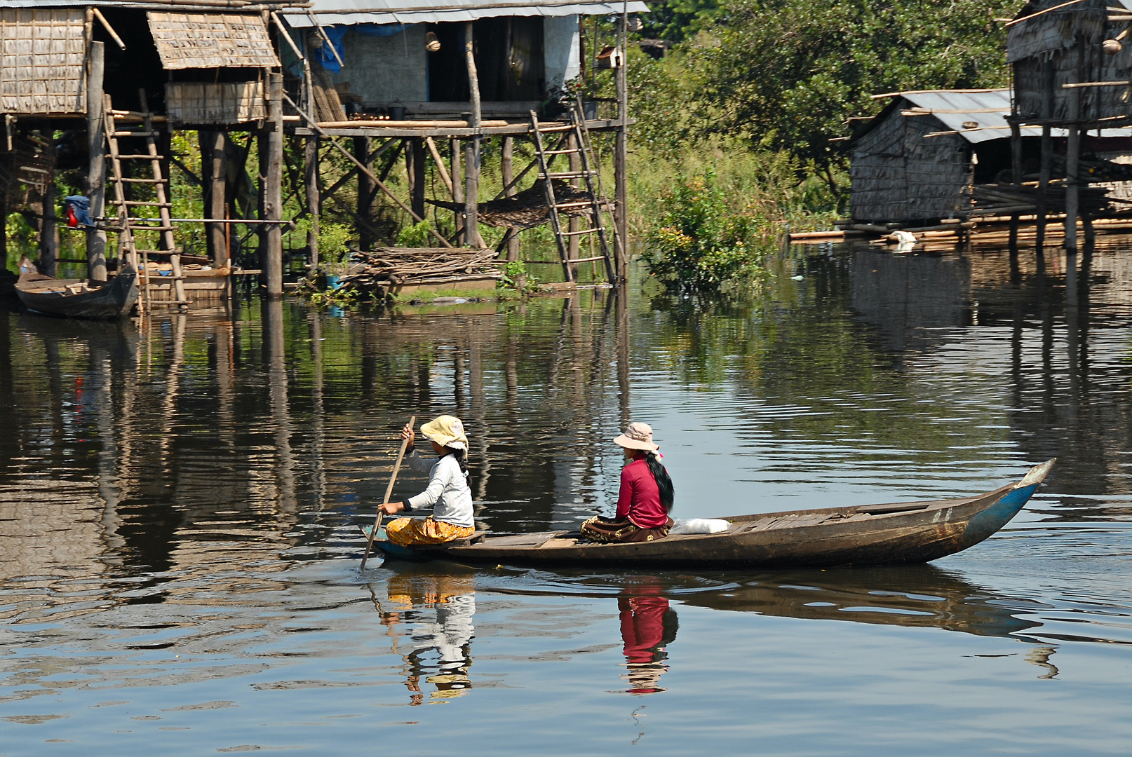 auf dem Sangker River