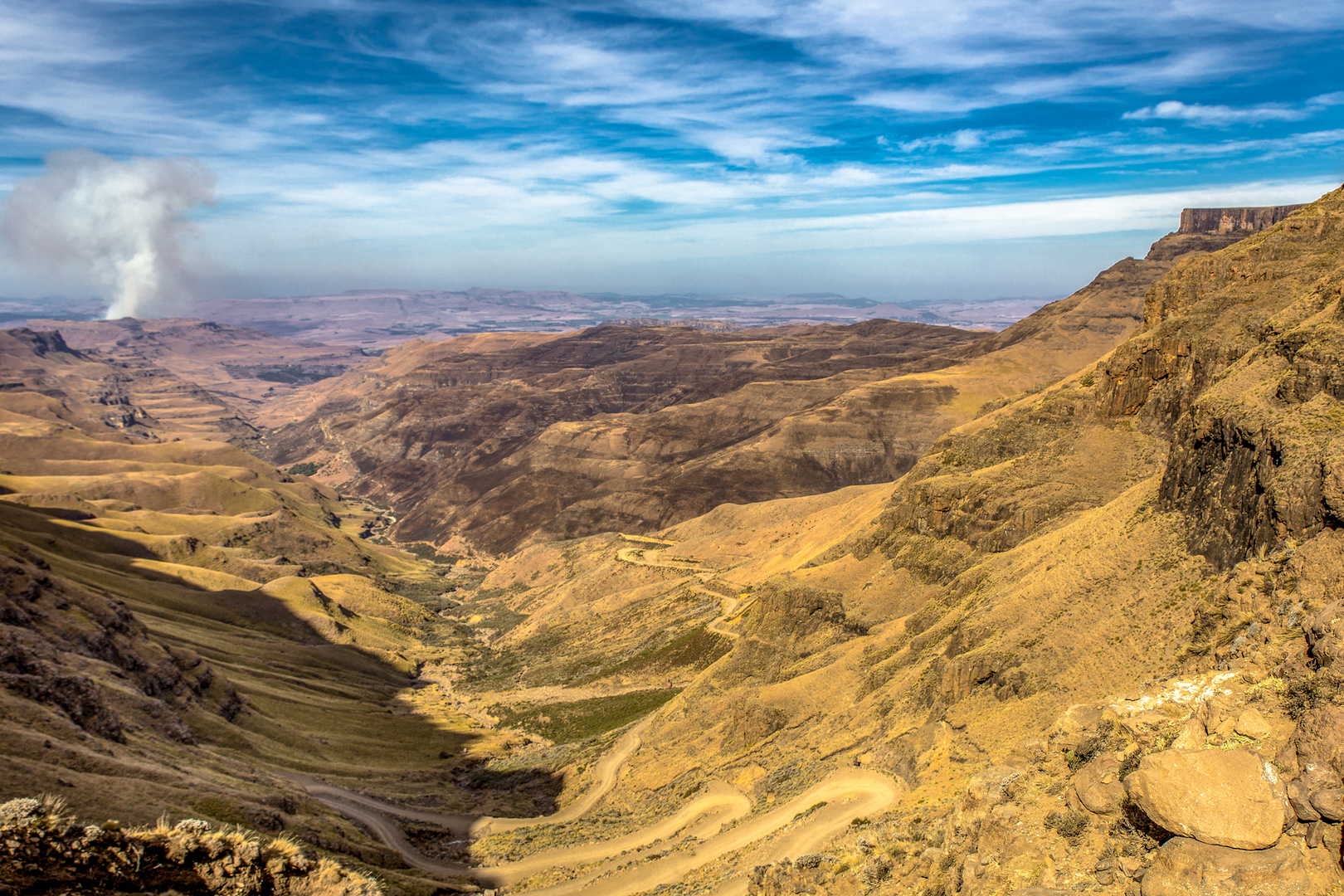 Auf dem Sani-Pass