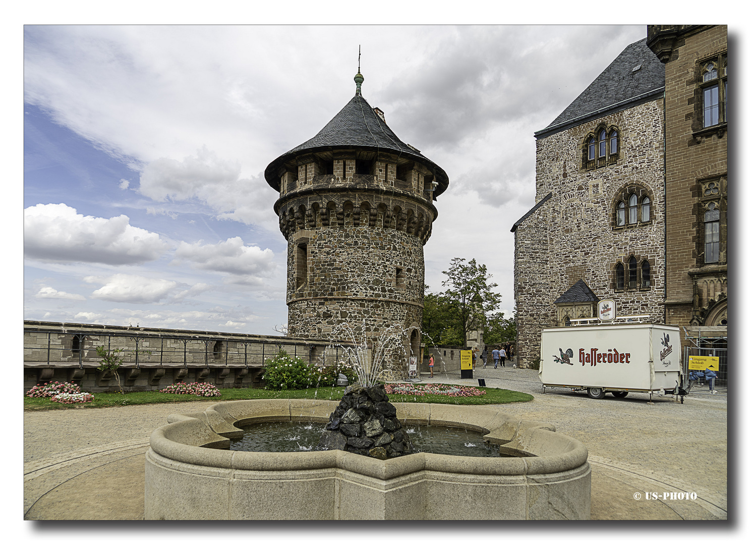 Auf dem Schloßhof - Wernigerode