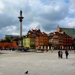 Auf dem Schlossplatz in Warschau 