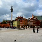 Auf dem Schlossplatz in Warschau 