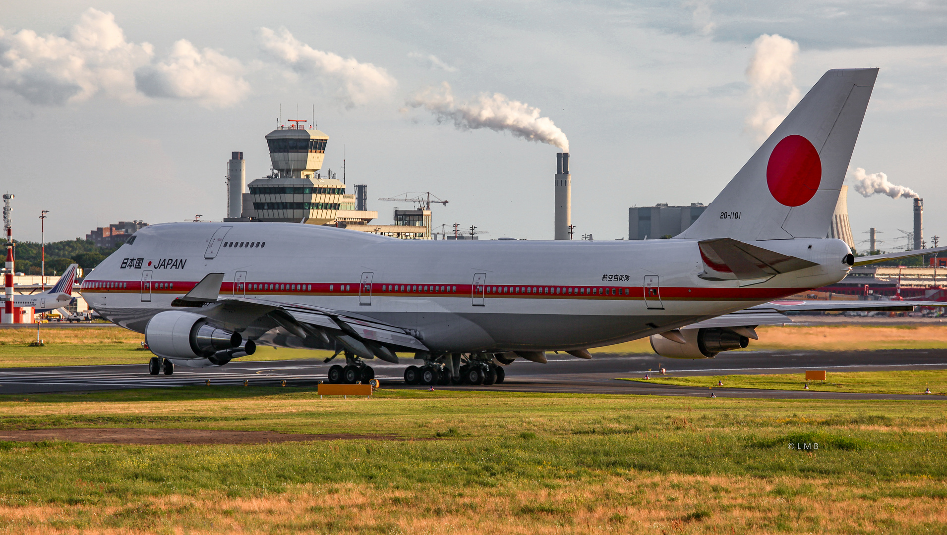 Auf dem schönsten Taxiway