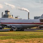 Auf dem schönsten Taxiway