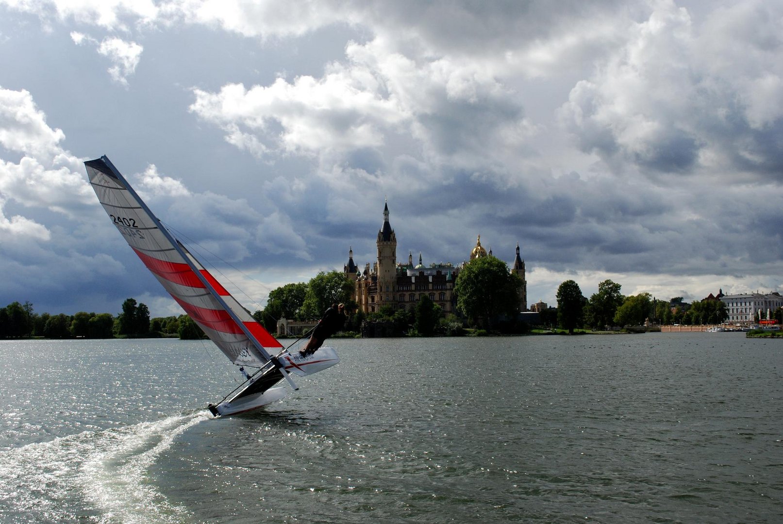 Auf dem Schweriner See