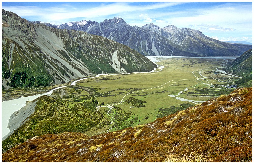 Auf dem Sealy Tarns Track, der vom Kea Point Track abzweigt