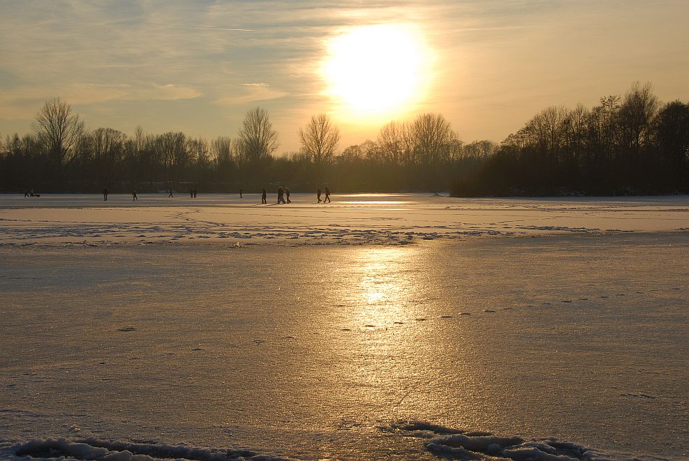 ... auf dem See ...