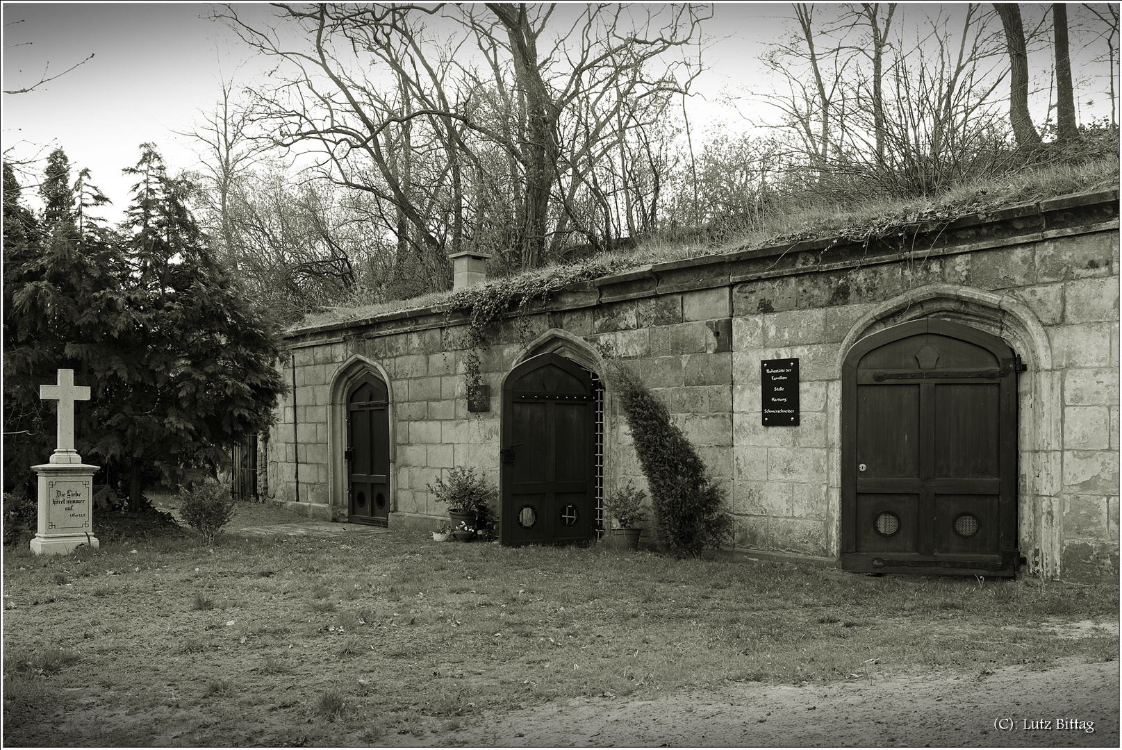 Auf dem Servatii-Friedhof in Quedlinburg