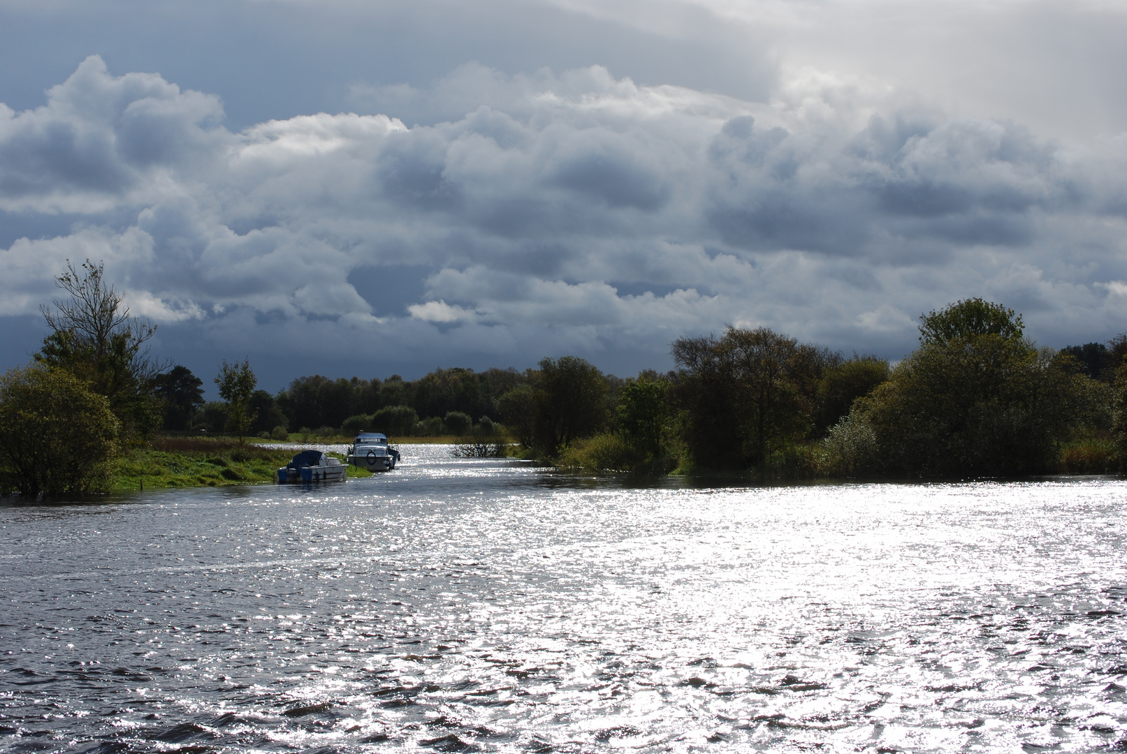 Auf dem Shannon in Irland