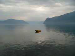 Auf dem Sognefjord vor Leikanger.