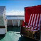 Auf dem Sonnendeck der Sylt-Fähre