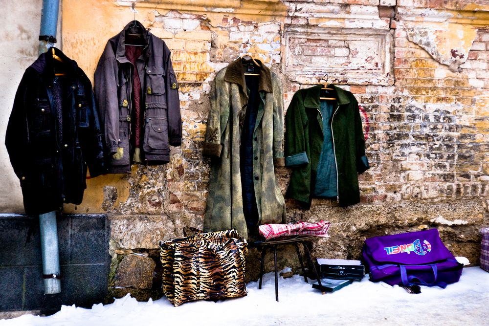 Auf dem Sonntagsmarkt in Rostov on Don, Russland