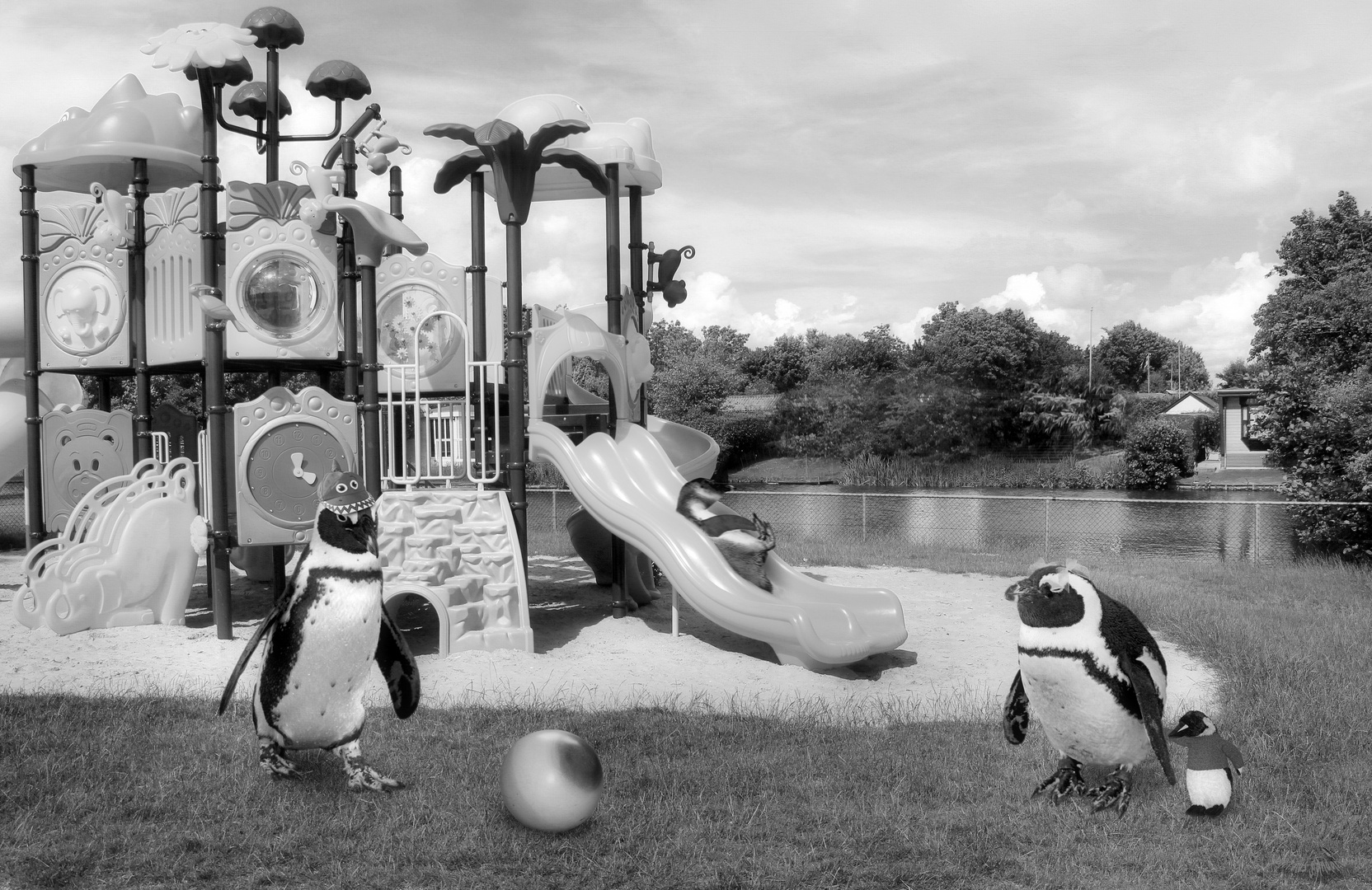 Auf dem Spielplatz 