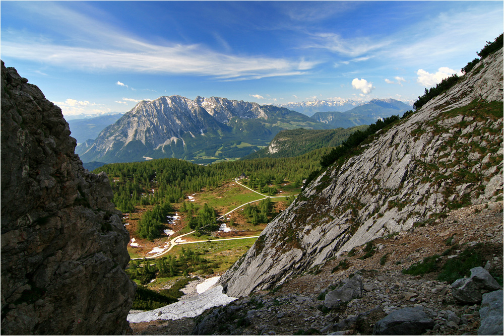 auf dem Steig zum Traweng