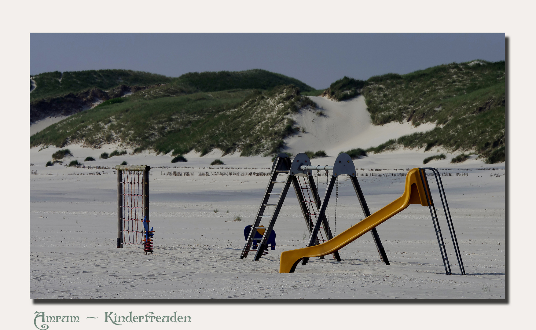 auf dem Strand von Süddorf 