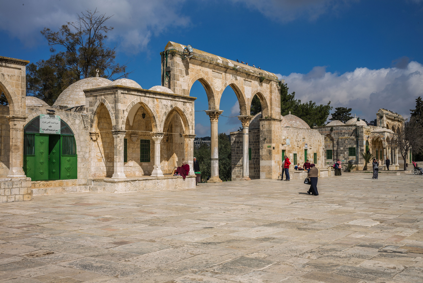 Auf dem Tempelberg in Jerusalem