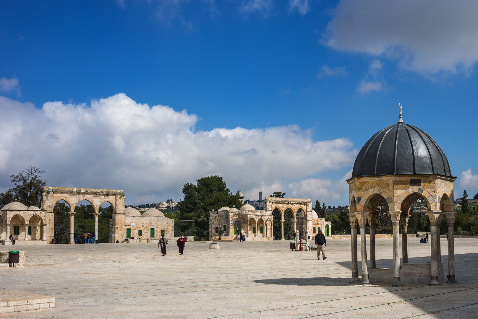 Auf dem Tempelberg in Jerusalem