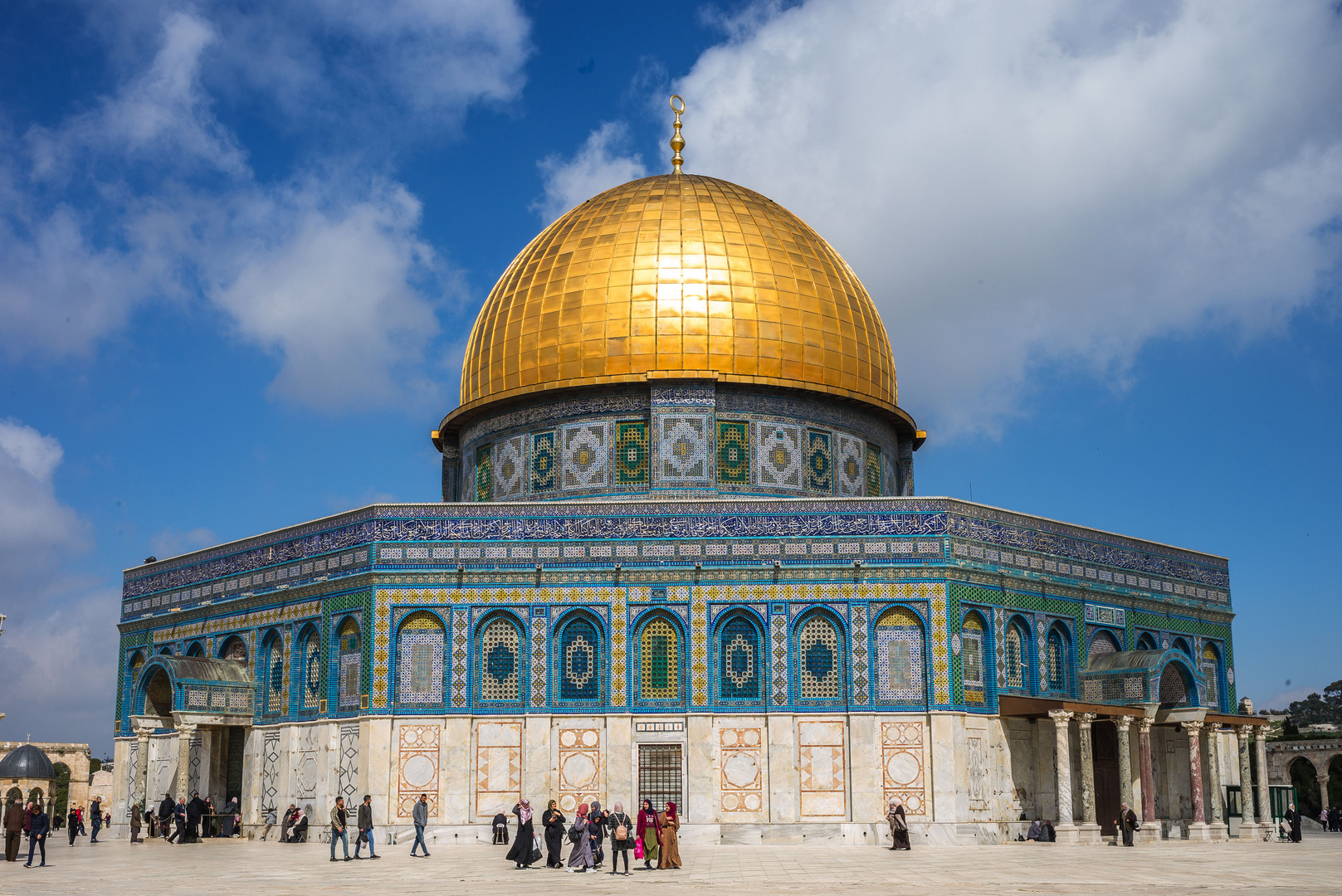 Auf dem Tempelberg in Jerusalem