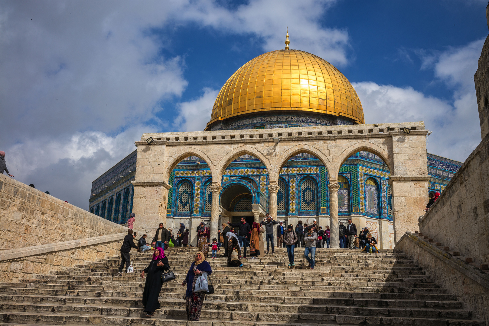 Auf dem Tempelberg in Jerusalem