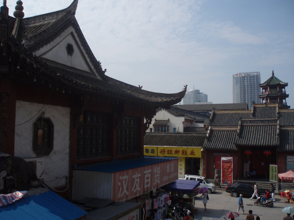 Auf dem Tempelmarkt in Hefei 2