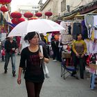 Auf dem Tempelmarkt in Hefei