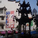 Auf dem Tempelmarkt in Hefei