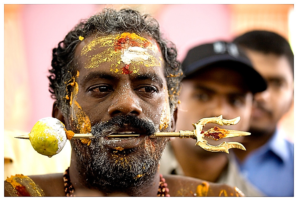 Auf dem Thaipusamfest ...