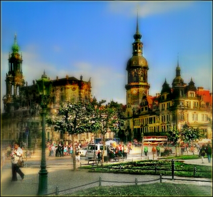 Auf dem Theaterplatz Dresden