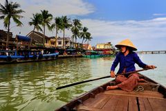 Auf dem Thu Bon Fluss in Hoi An