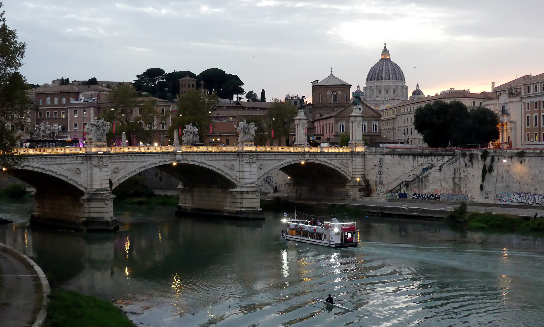 Auf dem Tiber 