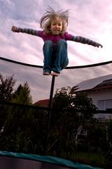 Auf dem Trampolin