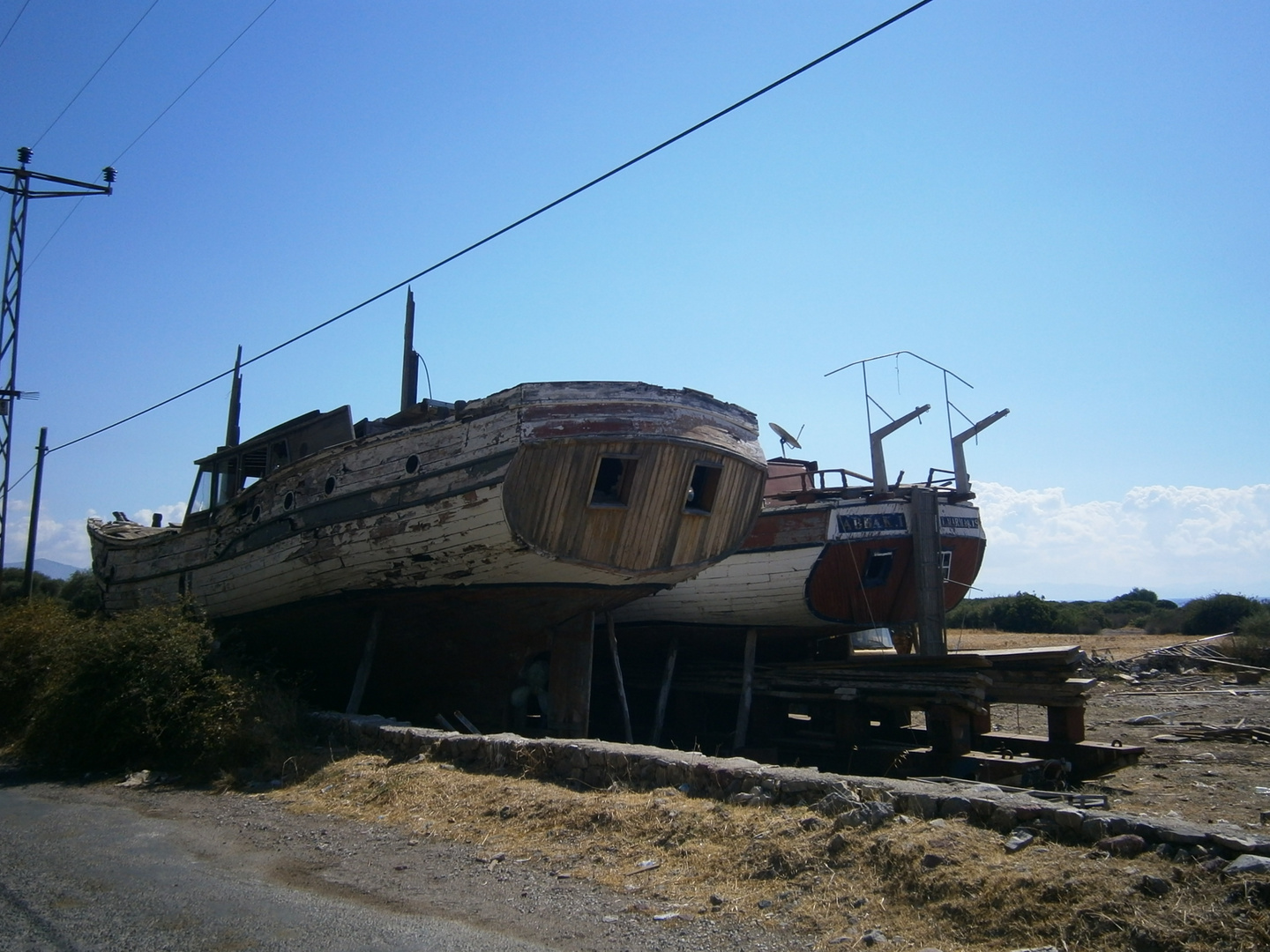 Auf dem Trockendock