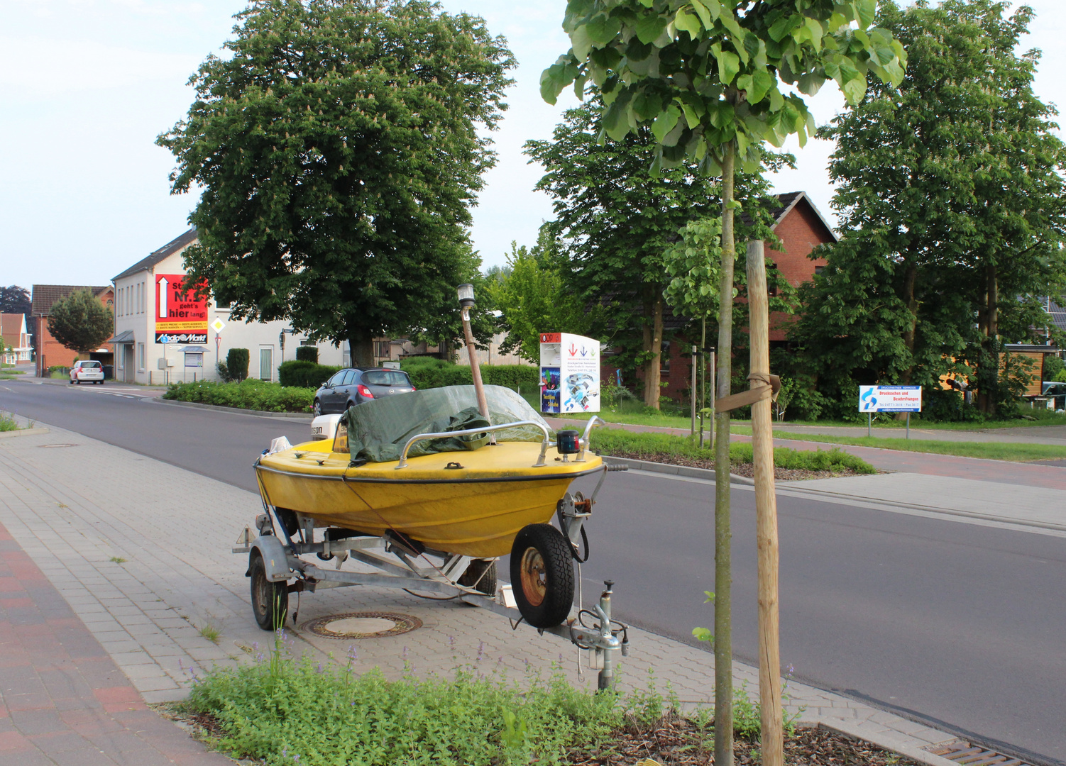 auf dem Trockenen ....